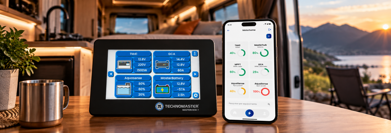 Monitoramento de energia no motorhome: como saber o que realmente está acontecendo com suas baterias