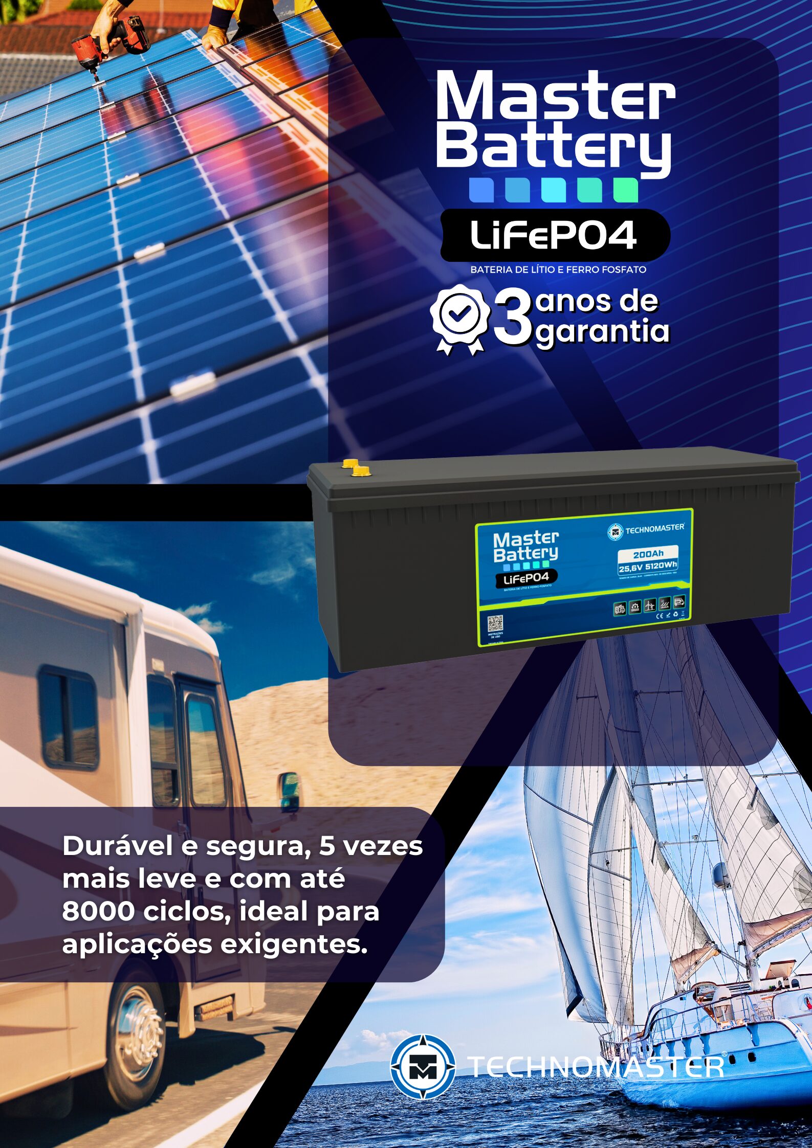 Master Battery LiFePO4 - 24v | 200Ah