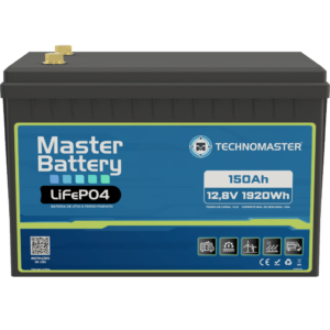 Master Battery – Bateria de Lítio LiFePO4 12V|150Ah Technomaster